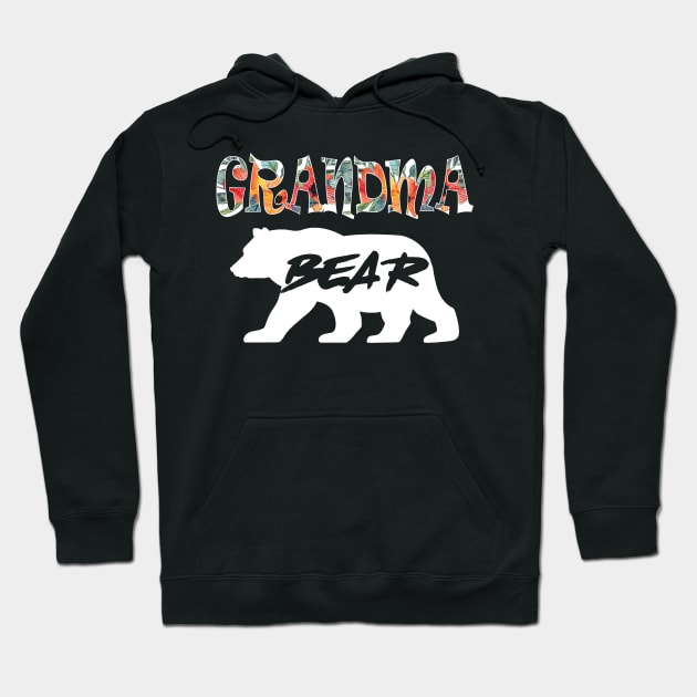 Grandma Bear Gift Idea Hoodie by jonetressie